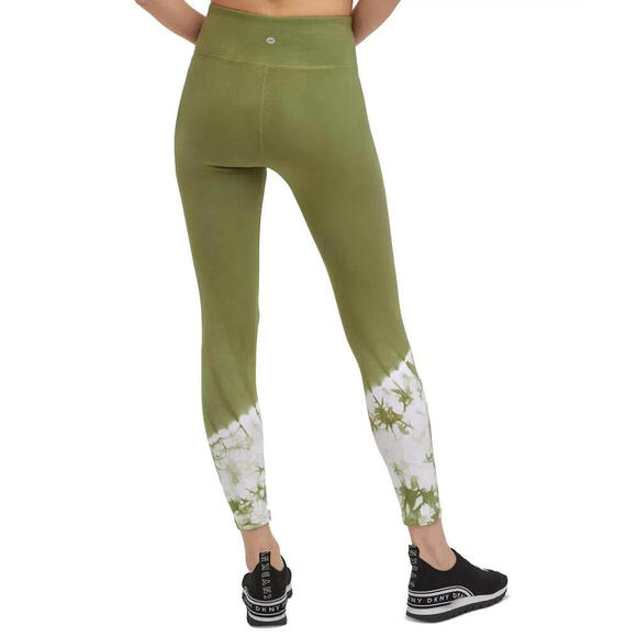 New DKNY Sport Women s Tie-Dyed-Hem 7/8 Leggings, Size: M - Picture 3 of 4